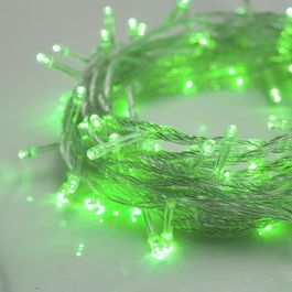 Гирлянда "Нить" 10 м , IP20, прозрачная нить, 100 LED, свечение зелёное, 8 режимов, 220 В