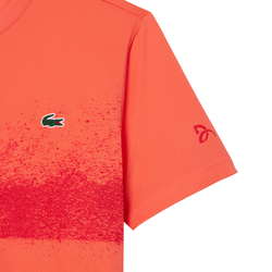 Мужская теннисная футболка Lacoste Tennis x Novak Djokovic - Оранжевый