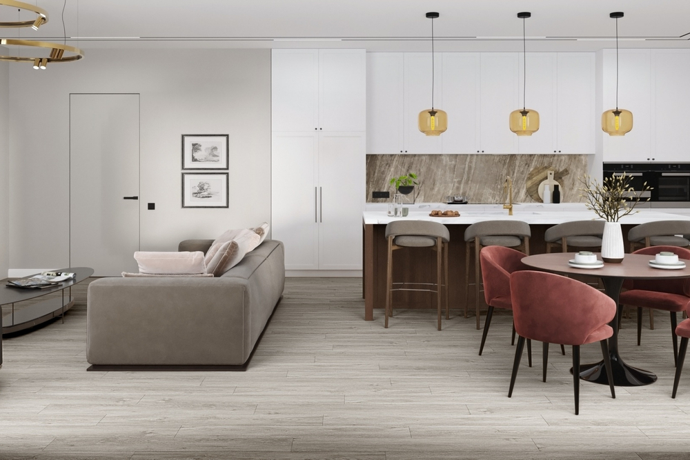 Кварц-винил SPC Damy Floor Family SPC 0,75мм 4,2 мм ДУБ АНГЛИЙСКИЙ 2.635 м2