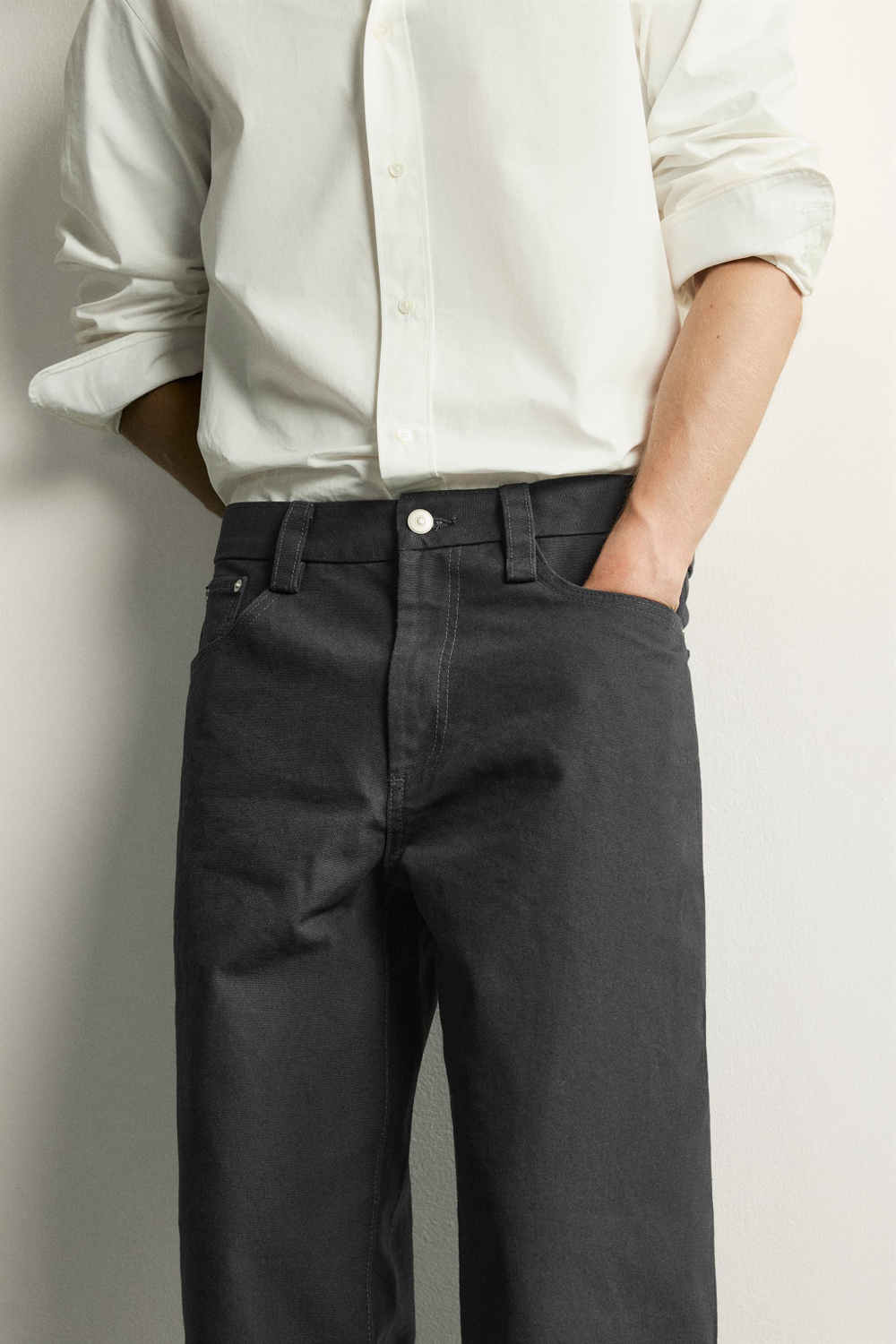 ДЖИНСЫ STRAIGHT RELAXED FIT — ZARA