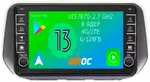 Магнитола для Hyundai Santa Fe 2018-2020 - Airoc AB-2029 (кнопки и крутилки), Android 13, Быстрая, SIM-слот, CarPlay