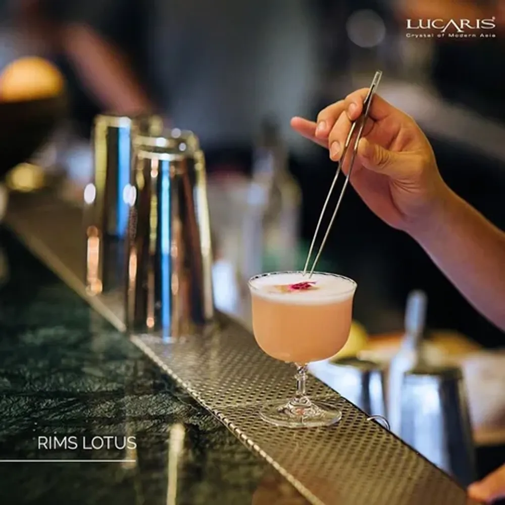 Рюмка коктейльная 250 мл хр. стекло Lotus "Orient Rims" d 8,8 см h11,2 см Lucaris [6]