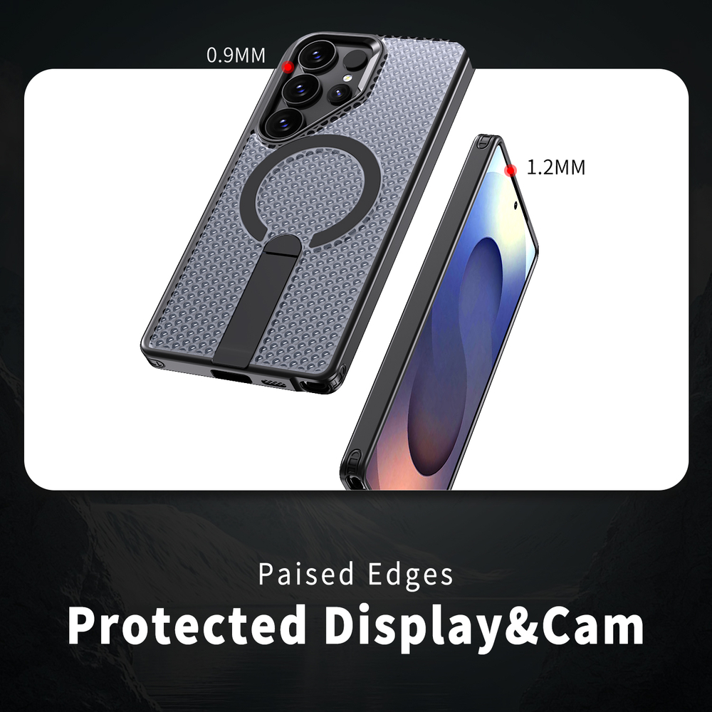 Прозрачный чехол Mesh Pro Magnetic Case для Samsung Galaxy S25 Ultra