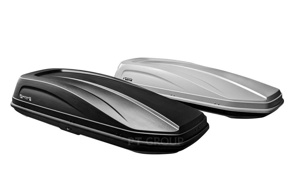 Автобокс PT Group Active L 225 x 45 x 88 см, двусторонний, 650 литров