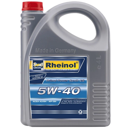 SWD Rheinol Primol Power Synth CS 5W40 4л Масло моторное