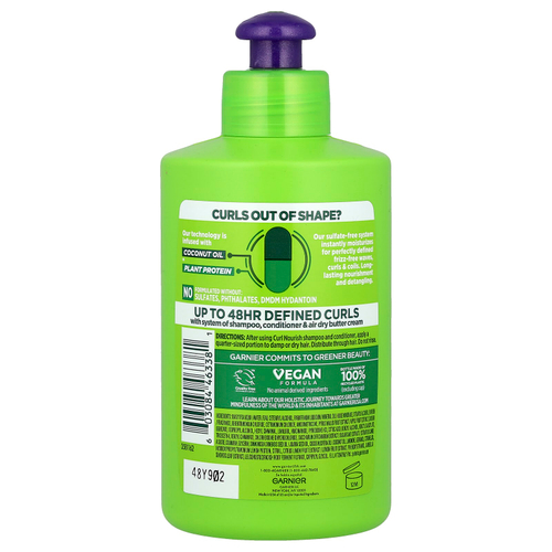 Garnier, Fructis, подсушивающий крем для кудрей, для всех типов локонов, 300 мл (10,2 жидк. унции)