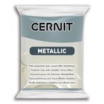 Полимерная глина Cernit Metallic запекаемая, имитация металла 56 гр, 167 сталь