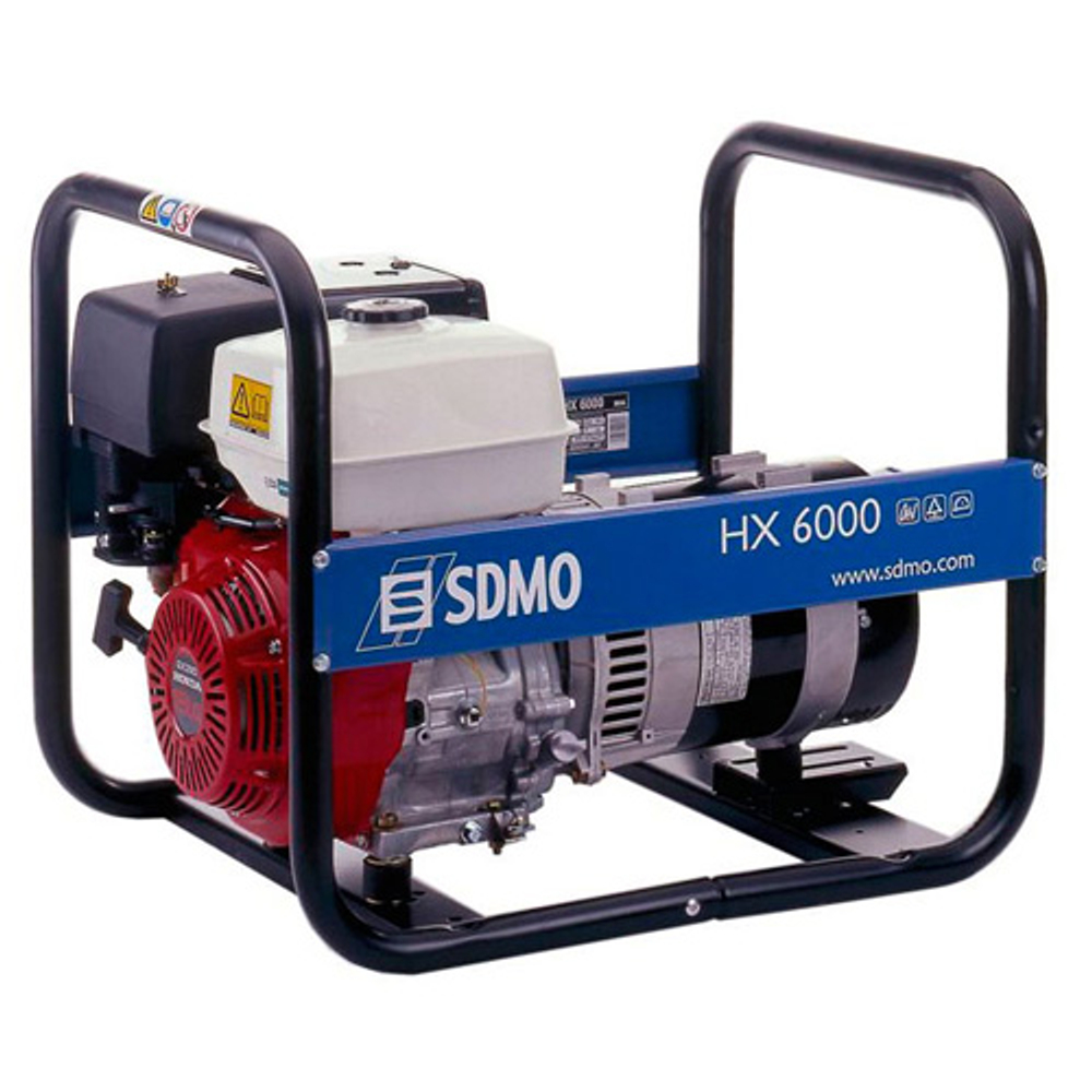 Генератор бензиновый SDMO HX 6000-C (-S)