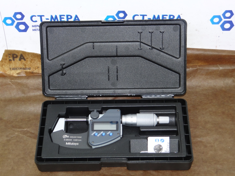 Mitutoyo микрометр цифровой 293-230-30, 0-25 мм, 0.001 мм
