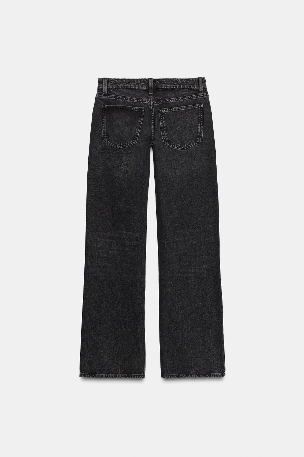 ДЖИНСЫ TRF WIDE-LEG С НИЗКОЙ ПОСАДКОЙ — ZARA