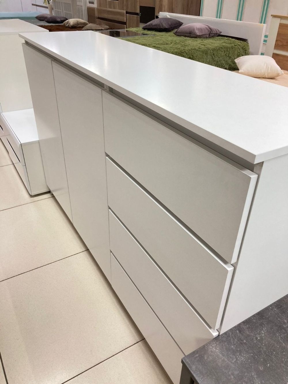 Комод Мори МК 1600.1 Белый (МП)