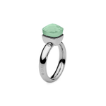 Кольцо Qudo Firenze chrysolite 16.5 мм 610145/16.5 G/S размер 16,5