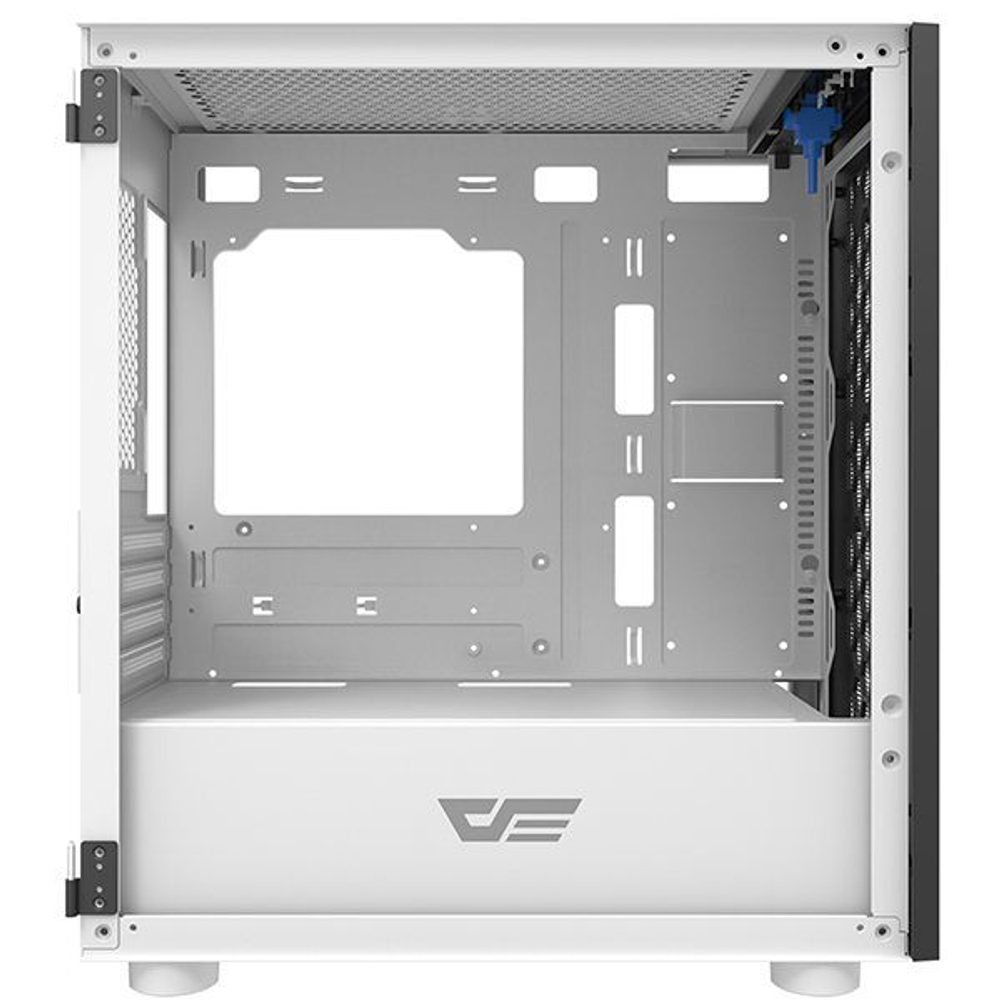 Корпус darkFlash DLM21 MESH, Без БП, mATX, белый, 2xUSB2, 1xUSB3, бок: закалённое стекло на шарнирах (DLM21-WH)