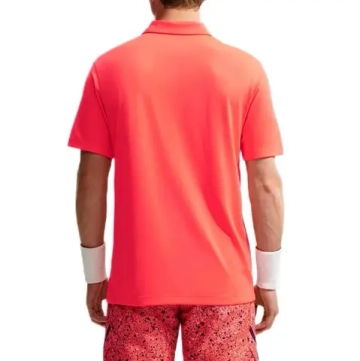 Мужское теннисное поло Nike Court Dri-Fit Solid - bright crimson/black