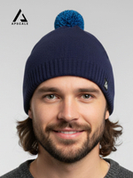 Шапка Apscale Train Pom Dark Blue спортивная демисезонная