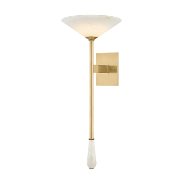 Corbett Lausanne Wall Sconce, 25 cm, Vintage Brass