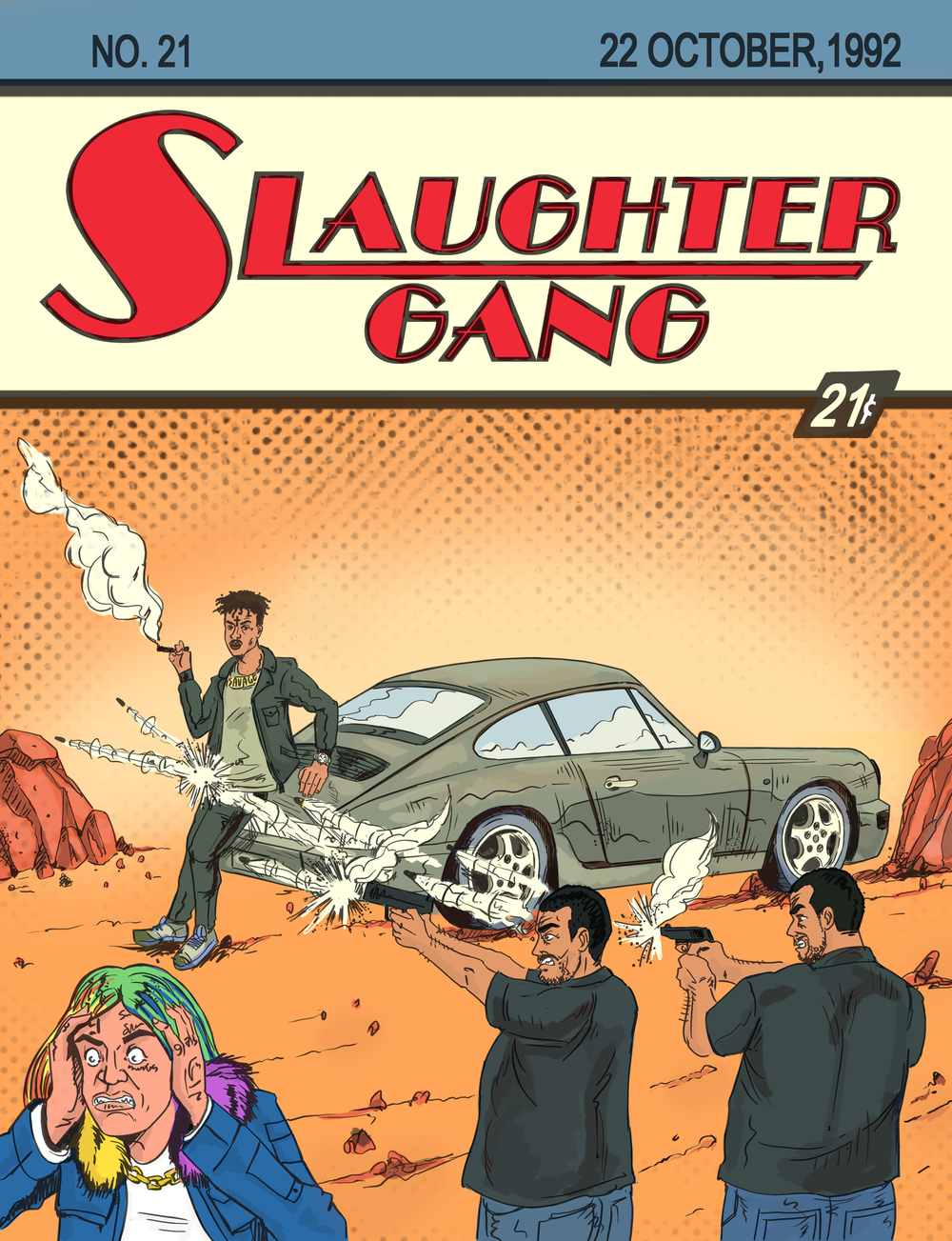 Футболка Myosotis “Slaughter Gang” Black