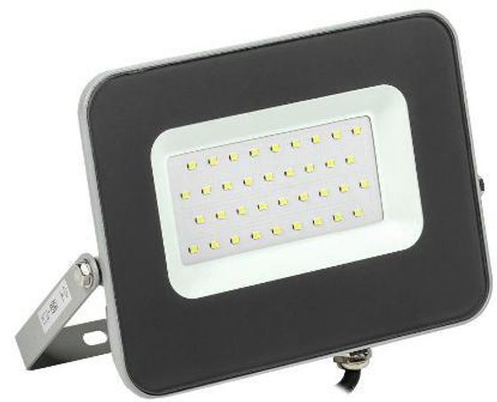 Прожектор светодиодный LED 10Вт IP65 6500К черный Gauss 613100310