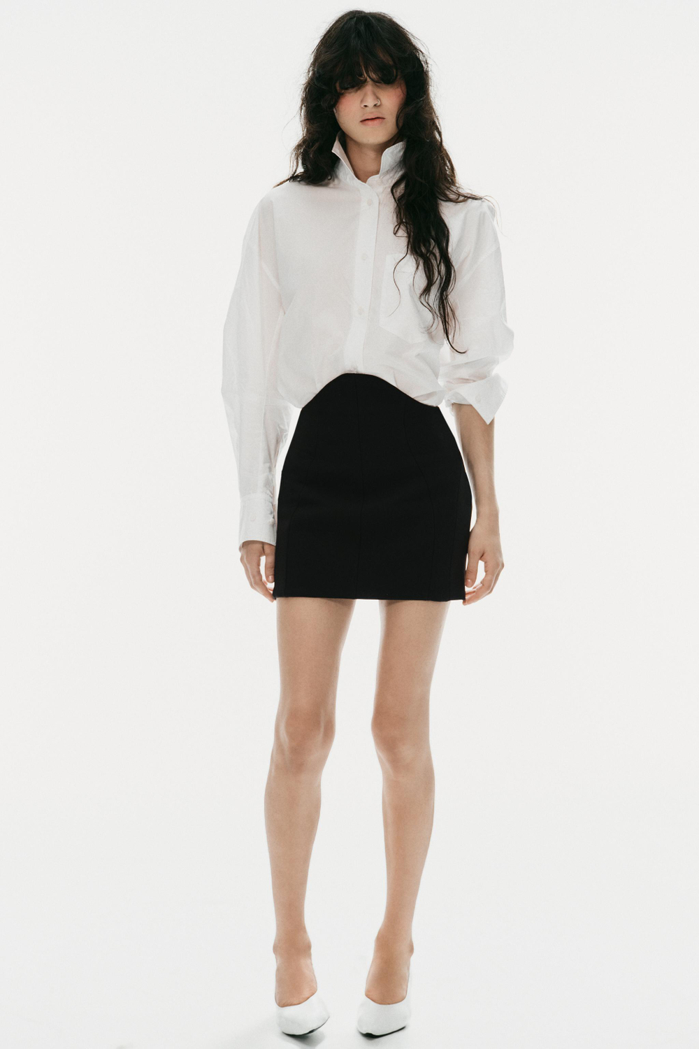 МИНИ-ЮБКА В КОРСЕТНОМ СТИЛЕ — ZARA