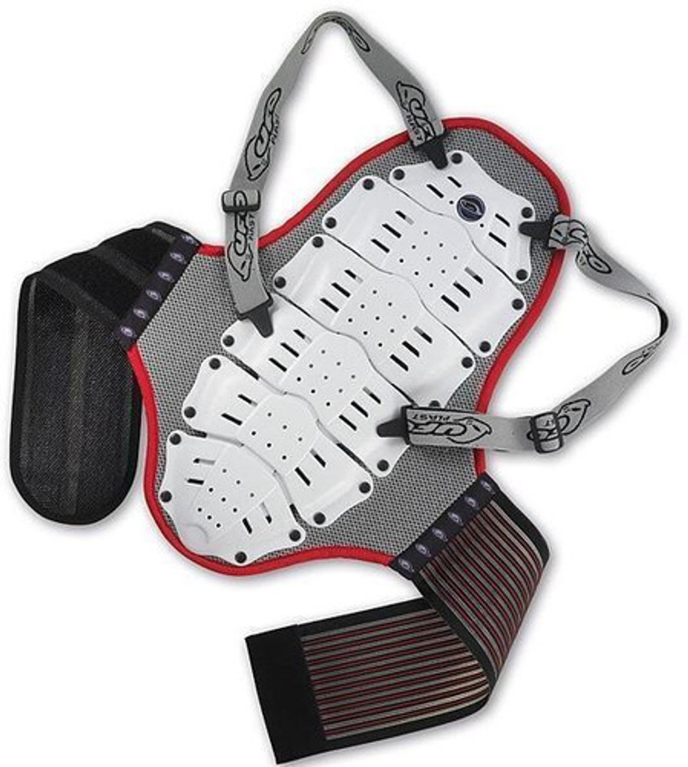 Защита спины NIDECKER Boy Back Support white/red
