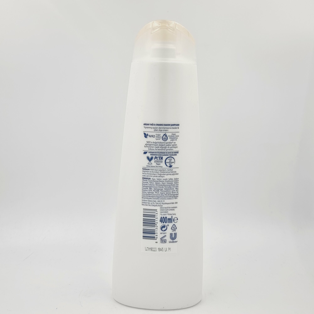 Dove Ultra Care Шампунь для волос Repair Care с аргановым маслом 400 мл (Турция)