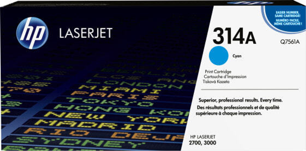 HP 314A Подлинный Голубой 1 шт Q7561A