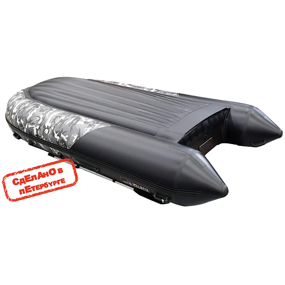 Лодка ПВХ Hunterboat Хантер Про 380Pro Камуфляж -