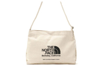 THE NORTH FACE 10L Reusable Bag Crossbody Bag Outdoor Bag Cotton Natural & Black Unisex