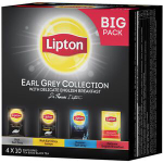 Lipton Чай черный набор Earl Grey Collection, 40 пакетиков 66 г (из Финляндии)