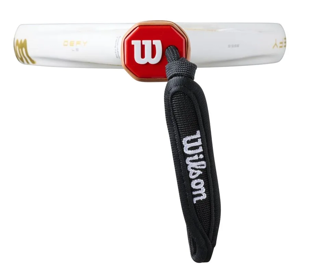 Ракетка для Padel Wilson Defy LS V1 SE Padel - white/gold