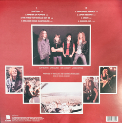 Metallica - Master Of PuppetsVinyl[LPPrinted Inner Sleeve](Remastered, Reissue 2017)
