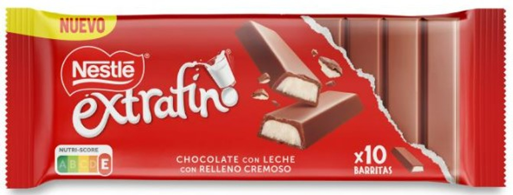Шоколад Nestle Extrafino Молочный со слиочной начинкой 100г*23шт