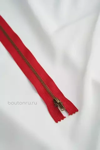Молния бронзовая красная