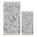 Набор ковриков DECORATIVE цифровая печать с бахромой 60*100+40*60 deco 33