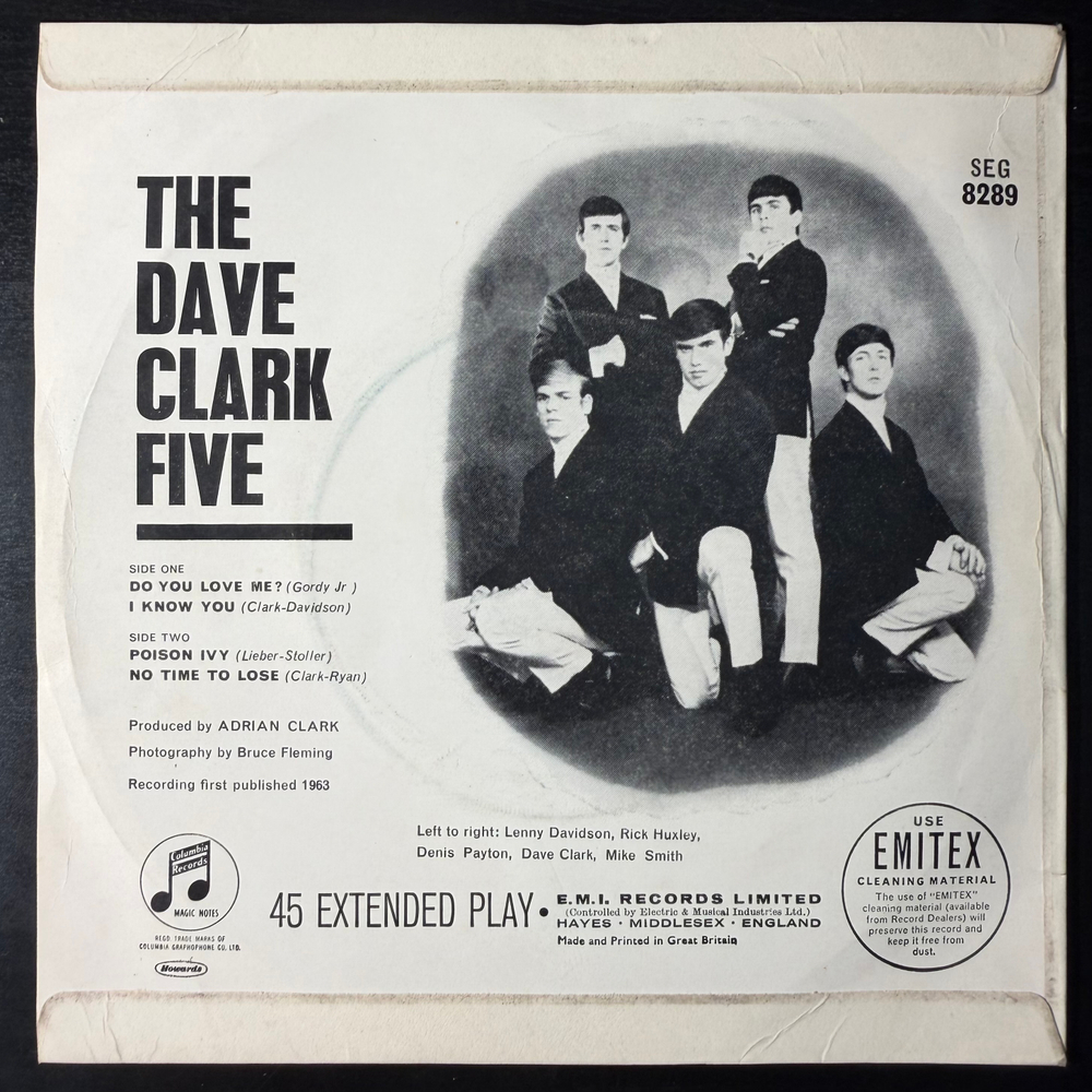 The Dave Clark Five ‎– The Dave Clark Five (Англия 1964г.) 7"