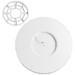 7659/40L MITRA LED SN 551 Светильник пластик/белый LED 40Вт 3000/4000K D495 IP40 ALFA WHITE