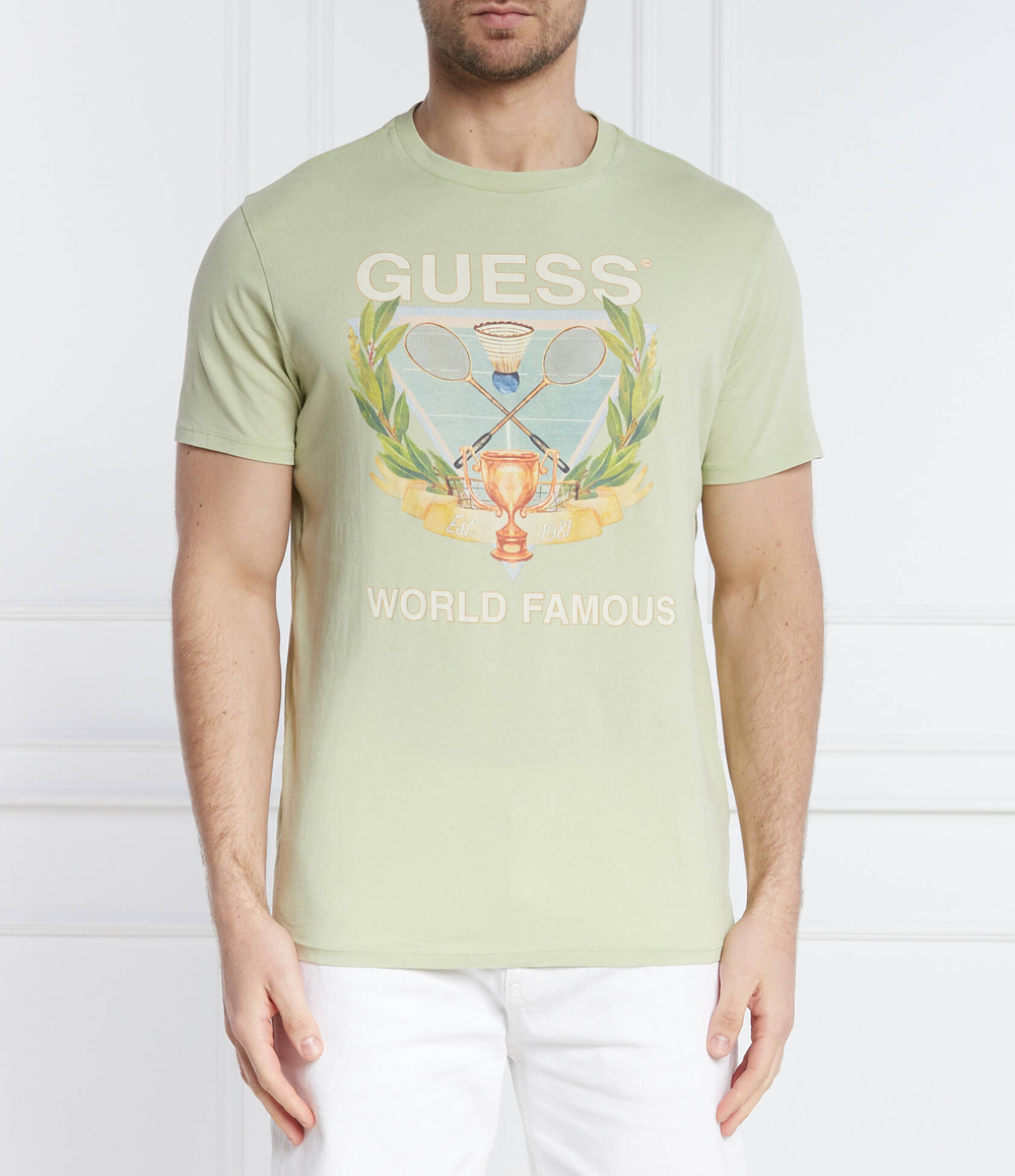Футболка GUESS - фисташковый (M4GI60 K9RM1)