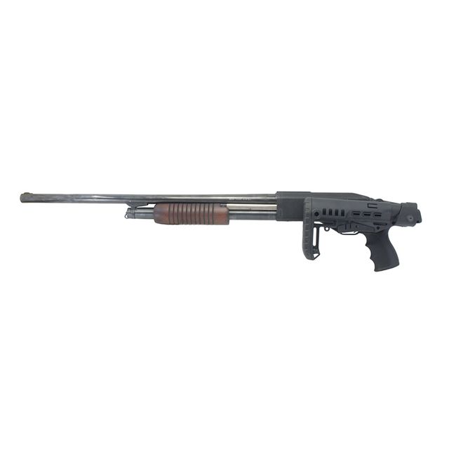 Складной влево телескопический приклад TBS Compact на ИЖ 81