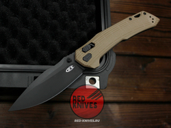 Нож Zero Tolerance 0203 - рукоять Desert, клинок черный