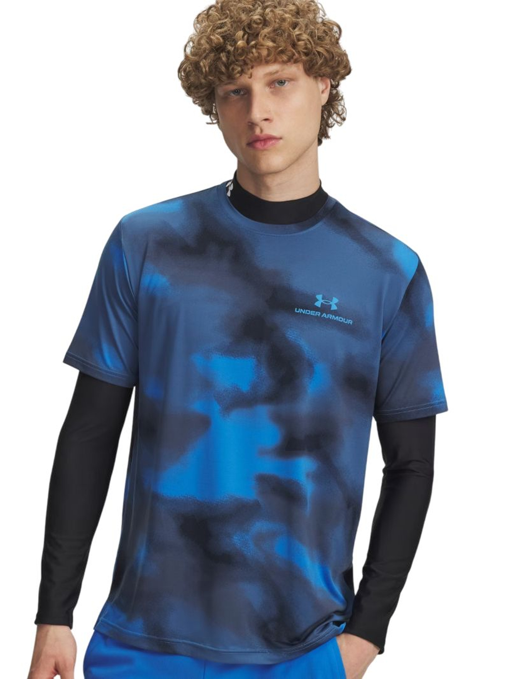 Мужская футболка Under Armour Vanish Energy Printed Short Sleeve - blue atlantis