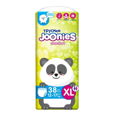 Трусики Joonies Comfort XL (12-17 кг) 38 шт