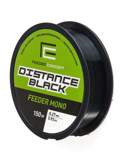 Леска монофильная Feeder Concept Distance Black 150 м, 0,27 мм