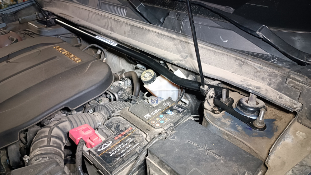 Распорка передних стоек (упоры на стойках) Chery Tiggo 7, 7 Pro Max, 7L, 8, 8 Pro, 8 Pro Max, Exeed LX (ПОД ЗАКАЗ)