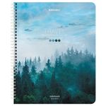 Тетрадь А5 96 л. BRAUBERG, гребень, клетка, обложка картон, "Travel", 404426, 4шт
