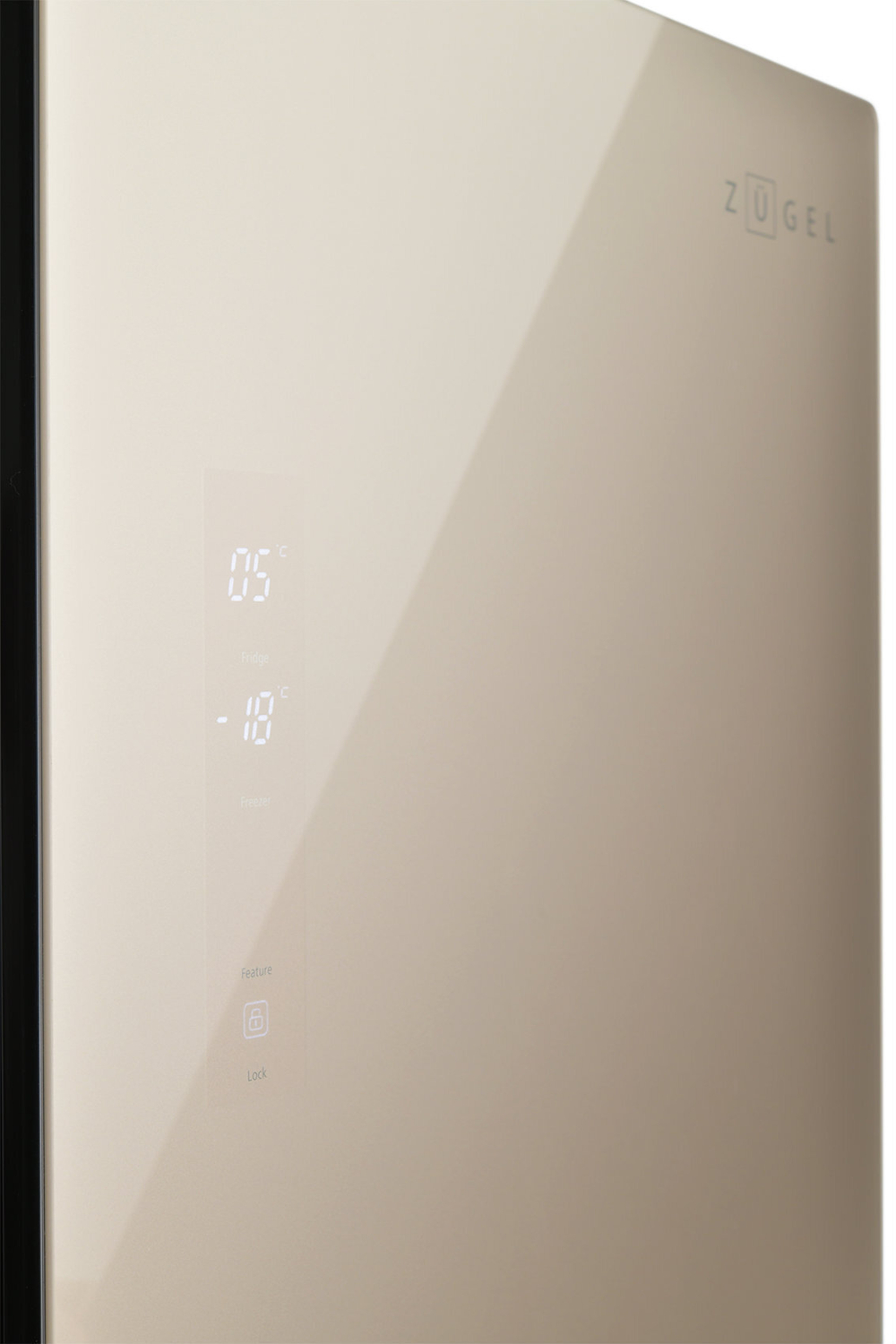 Холодильник Side-by-Side Zugel ZRSS630C, бежевое стекло фото 7