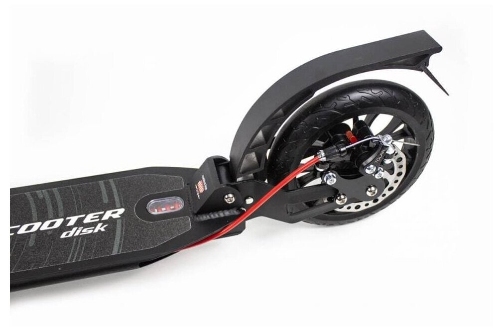 Детский 2-колесный городской самокат TechTeam City Scooter Disk Brake 2020, черно-серый