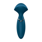 Синий вибромассажер 16см Satisfyer Mini Wand-er