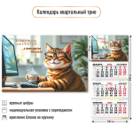 Календарь трио 2027 "Офис" 10021 (Квадра)