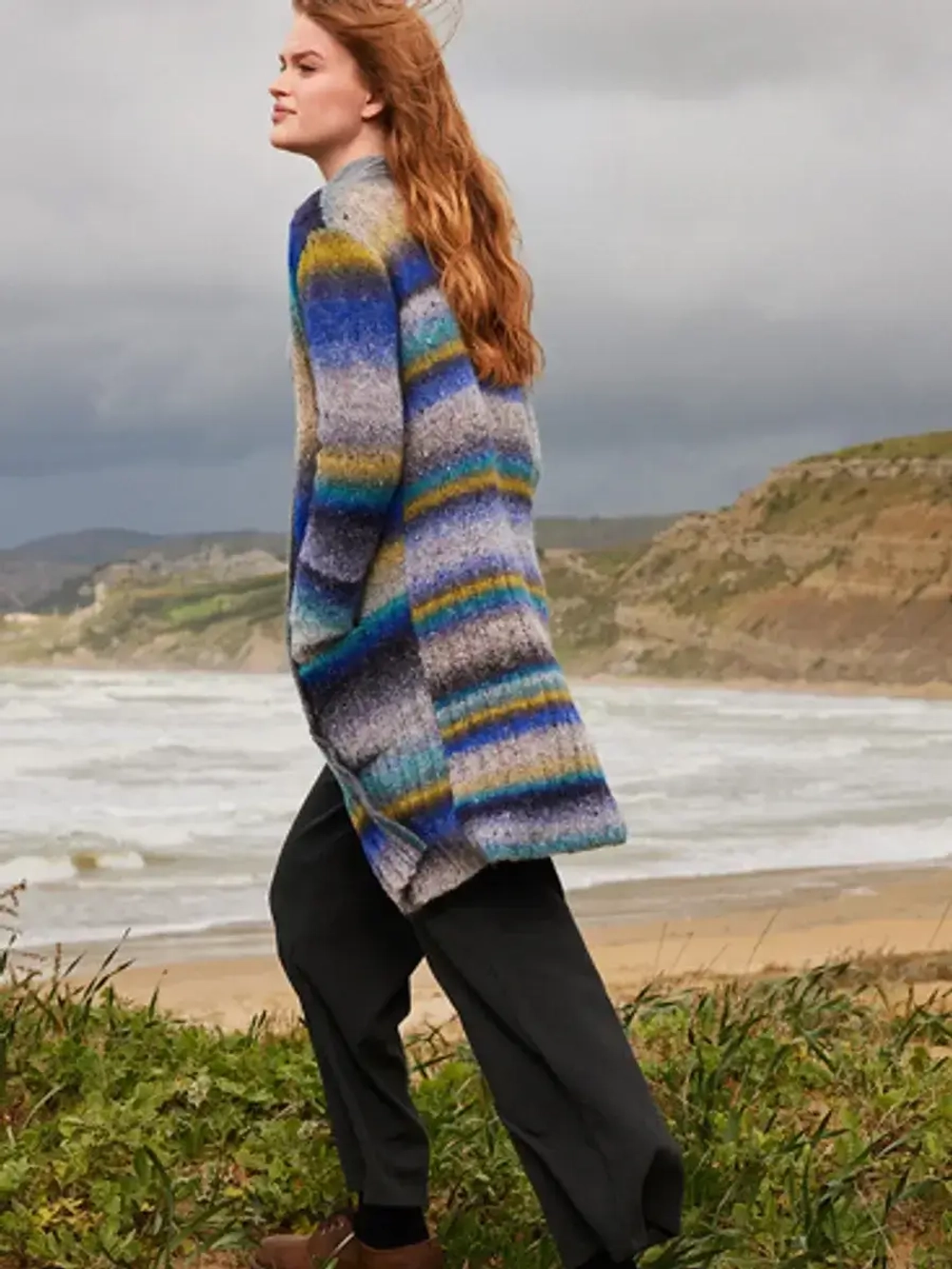 Пряжа Lang Yarns Galaxy - модель кардигана