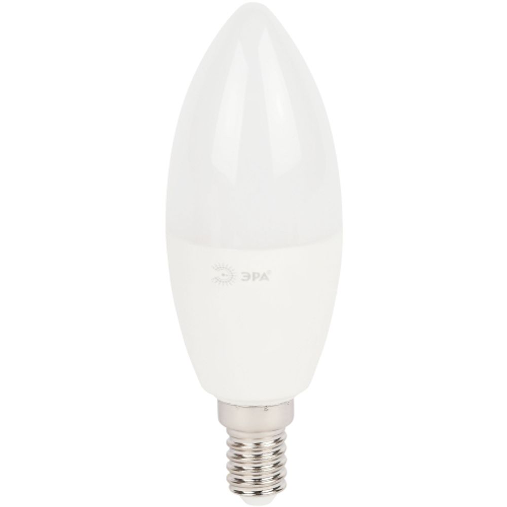 Лампа светодиодная ЭРА RED LINE LED B35-15W-865-E14 R 15Вт свеча холодный дневной свет Е14 | Лампы cветодиодные Свеча (B/C)